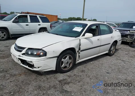 2002 Chevrolet Impala Ls z USA, uszkodzony, nr VIN 2G1WH55K129243635